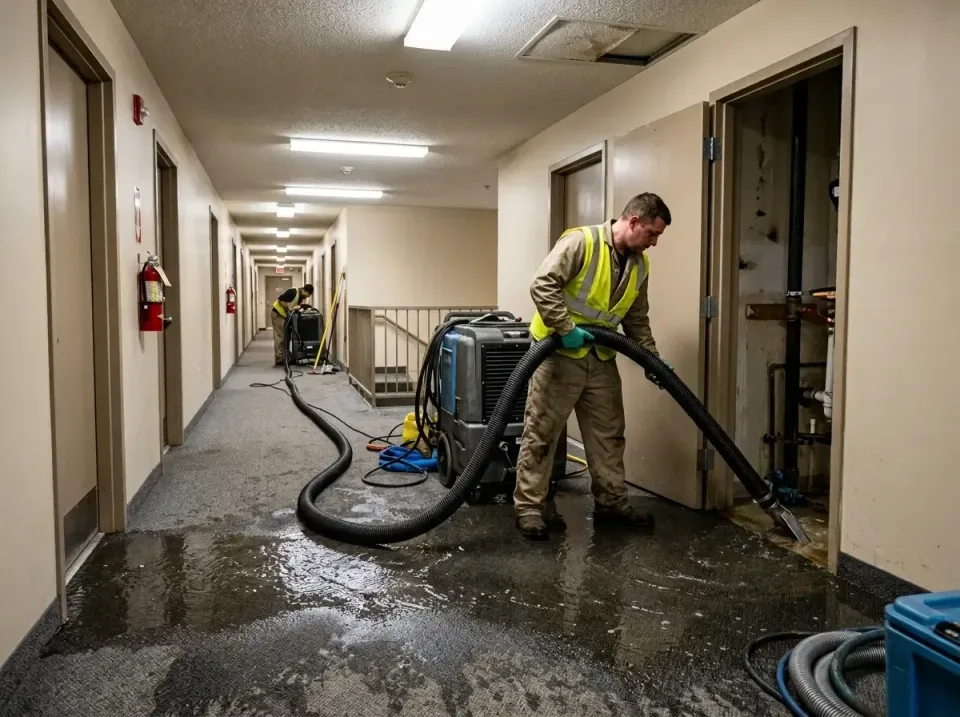 multi-unit-apartment-hallway-f-005 — frequently asked questions, Emergency Burst Pipe Water Extraction & Removal in Lauderda…